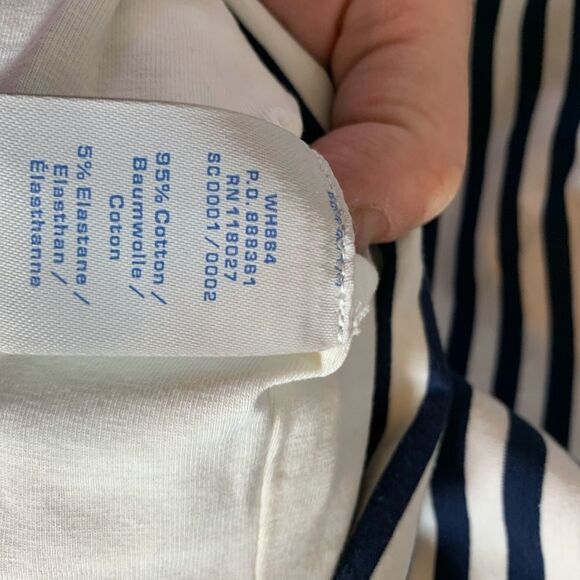 Boden Striped Ruched Waist Dress Size 2 - Picture 5 of 6